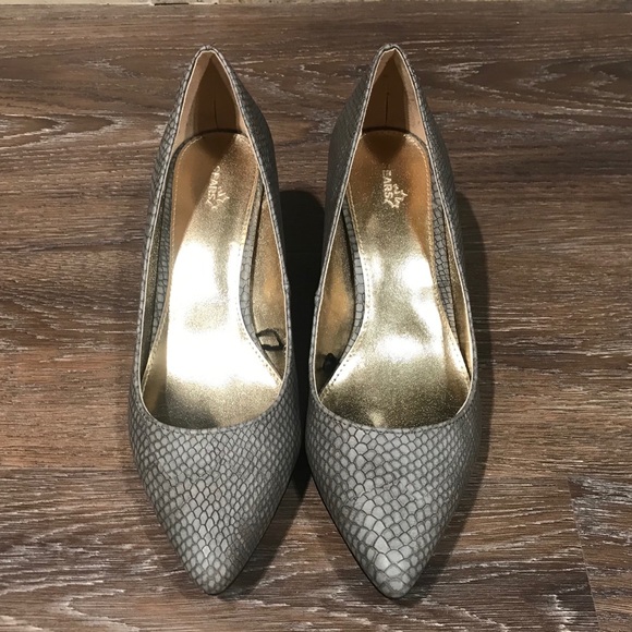 Vintage Sears Faux Snake Skin Heels, Size 7 - Picture 3 of 6